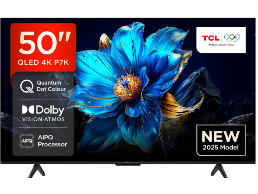 TCL 50P7K 4K QLED Google TV, Dolby Vision & Atmos sa Motion clarity